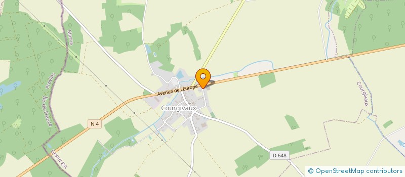 localisation de l'entreprise FRANCO-POL EURL  COURGIVAUX