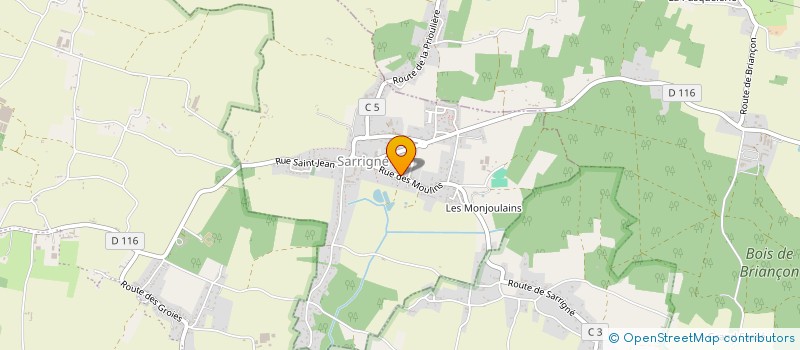 localisation de l'entreprise FRANCO POLO  SARRIGNE