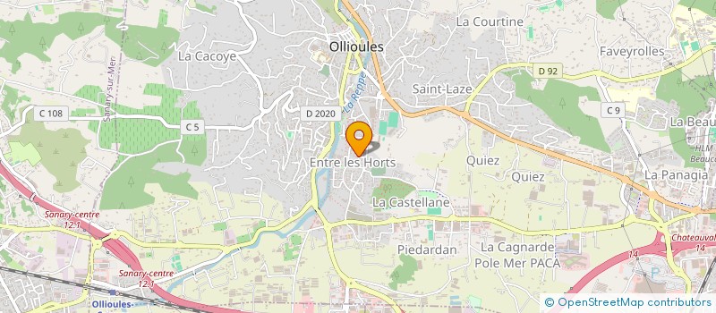 localisation de l'entreprise FRANCO RUSSE OLLIO SIBIRSK à OLLIOULES