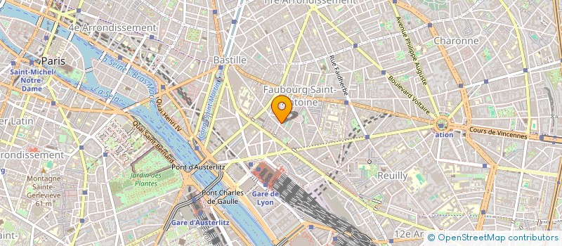 localisation de l'entreprise FRANCO SA à PARIS
