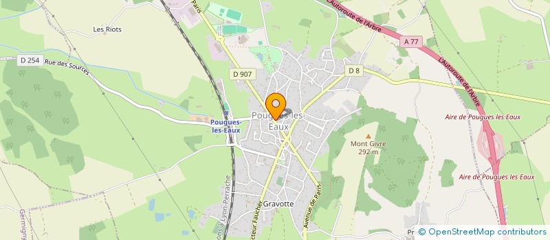 localisation de l'entreprise FRANCO SOUS LES ROCHES  POUGUES-LES-EAUX