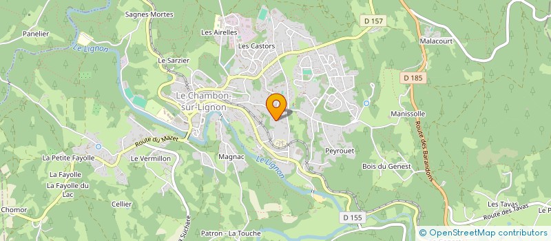 localisation de l'entreprise FRANCO SUISSE  LE CHAMBON-SUR-LIGNON