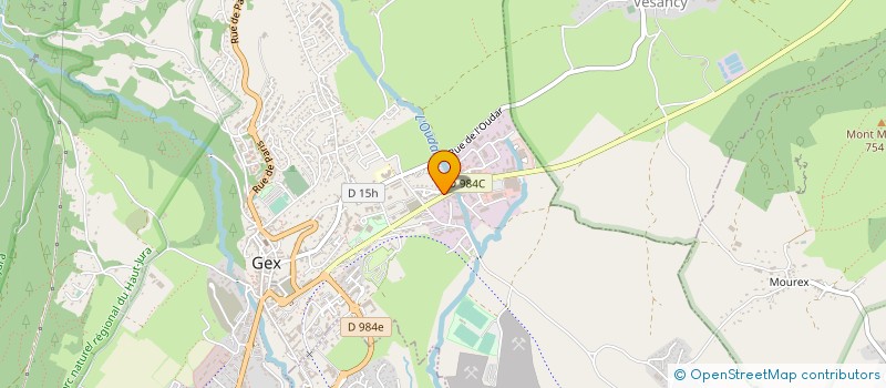 localisation de l'entreprise FRANCO SUISSE DU BATIMENT  GEX