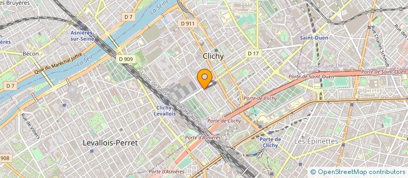 localisation de l'entreprise FRANCO TAXIS à CLICHY