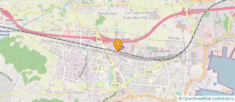 localisation de l'entreprise FRANCO TURC DE BATIMENT à LA SEYNE SUR MER