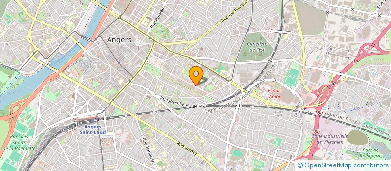 localisation de l'entreprise FRANCO-UNIS à ANGERS