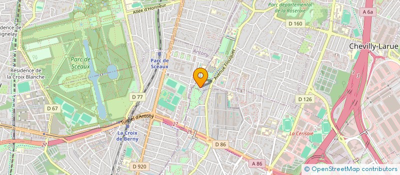 localisation de l'entreprise FRANCO VIETNAMIENNE POUR LA CULTURE ET L' INFORMATION  L'HAY-LES-ROSES