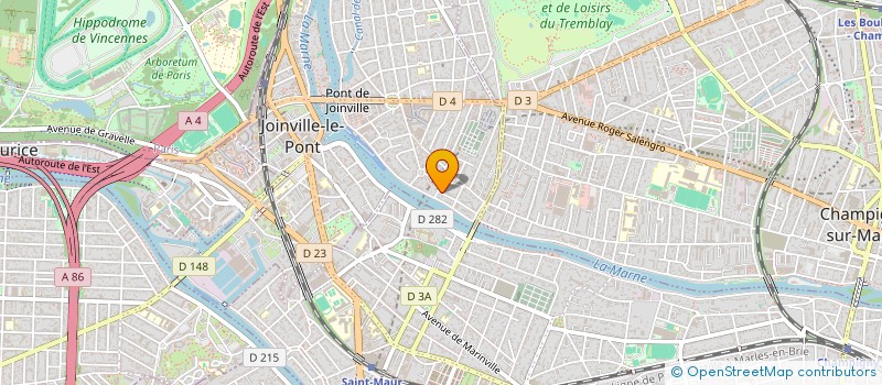 localisation de l'entreprise FRANCO VINCENNES à JOINVILLE-LE-PONT