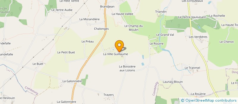 localisation de l'entreprise FRANCOBEC  COMBOURG