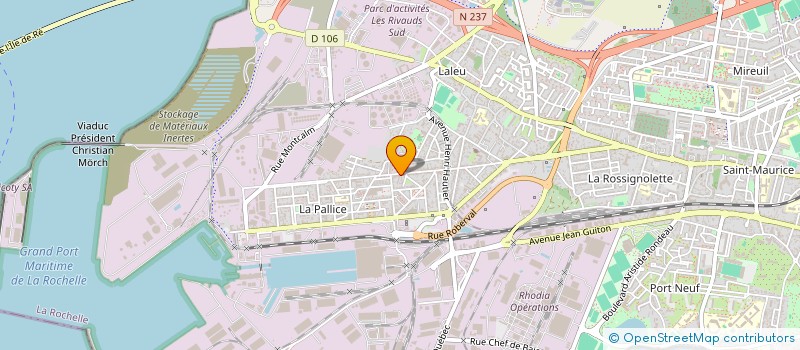 localisation de l'entreprise FRANCOEUR  LA ROCHELLE