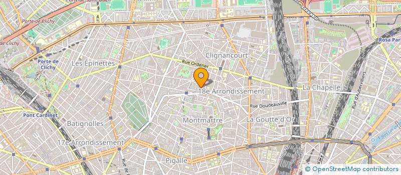 localisation de l'entreprise FRANCOEUR DISTRIBUTION  PARIS