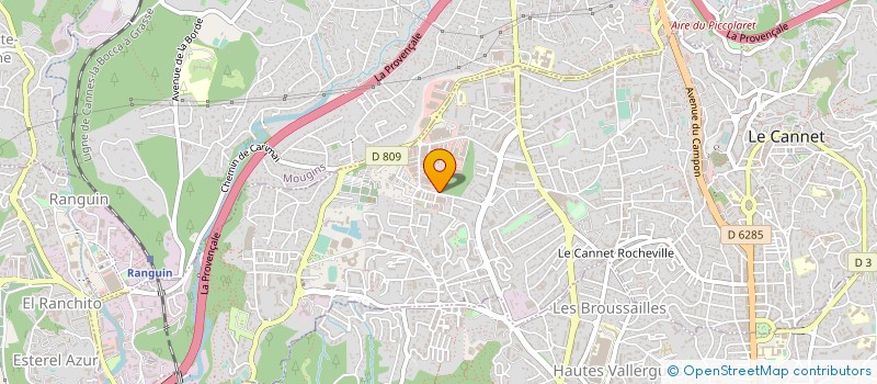 localisation de l'entreprise FRANCOFER à LE CANNET