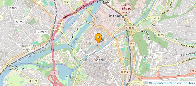 localisation de l'entreprise FRANCOFOLY  METZ