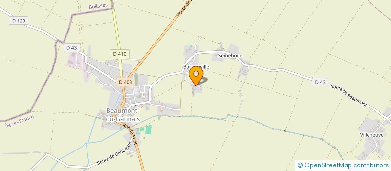 localisation de l'entreprise FRANCOGRAIN  BEAUMONT-DU-GATINAIS