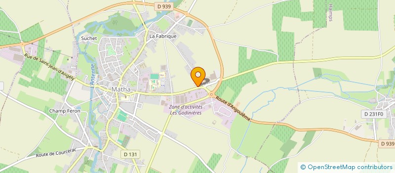 localisation de l'entreprise FRANCOIS 1ER  MATHA