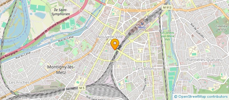 localisation de l'entreprise FRANCOIS 1ER  METZ