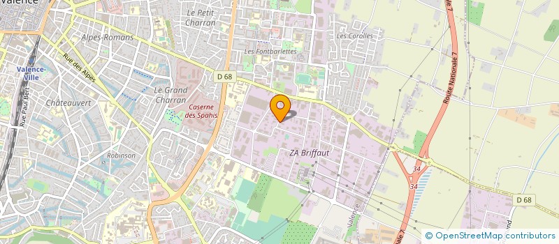 localisation de l'entreprise FRANCOIS à VALENCE