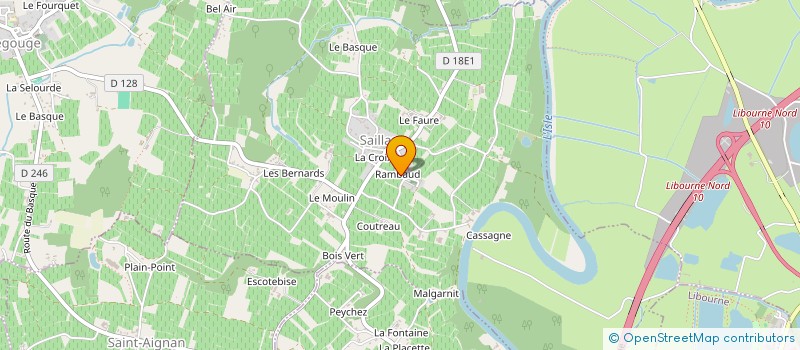 localisation de l'entreprise FRANCOIS  SAILLANS