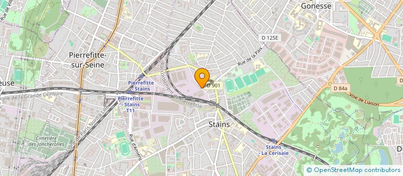 localisation de l'entreprise FRANCOIS à STAINS