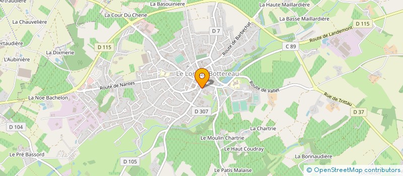 localisation de l'entreprise FRANCOIS à LE LOROUX-BOTTEREAU