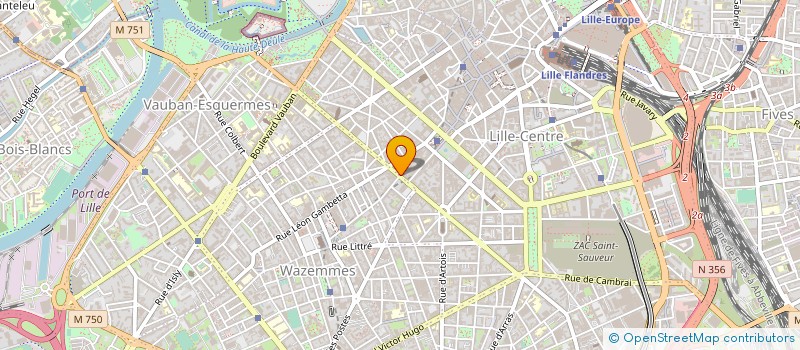 localisation de l'entreprise FRANCOIS à LILLE