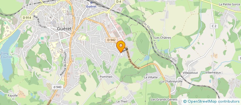 localisation de l'entreprise FRANCOIS  GUERET