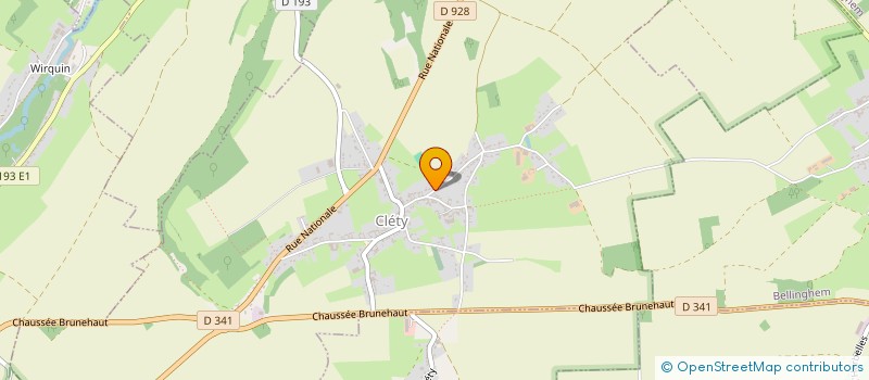 localisation de l'entreprise FRANCOIS  CLETY