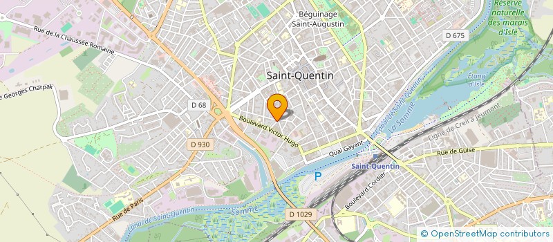 localisation de l'entreprise FRANCOIS à SAINT-QUENTIN