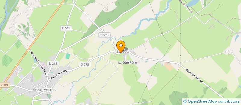 localisation de l'entreprise FRANCOIS  BROUT-VERNET