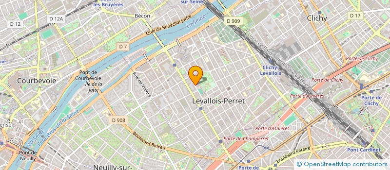 localisation de l'entreprise FRANCOIS à LEVALLOIS-PERRET