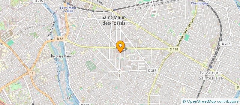 localisation de l'entreprise FRANCOIS ADAM POIGNON à SAINT-MAUR-DES-FOSSES