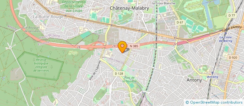 localisation de l'entreprise FRANCOIS ANTONIOTTI SERVICES  CHATENAY-MALABRY