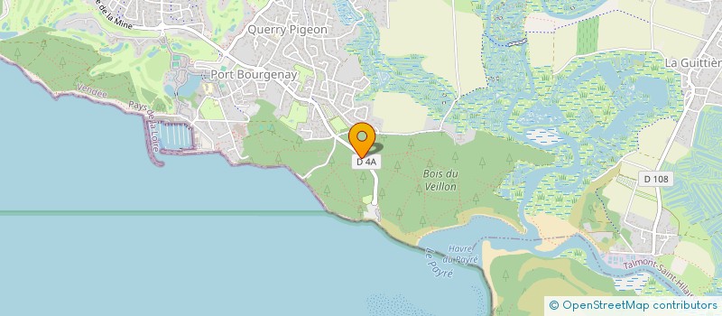 localisation de l'entreprise FRANCOIS AU CARRE  TALMONT-SAINT-HILAIRE