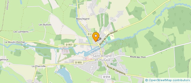localisation de l'entreprise FRANCOIS AUTHIER à SAINT-AMAND-EN-PUISAYE