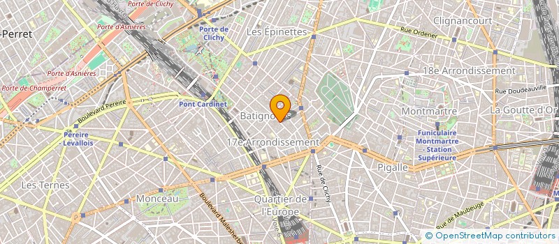 localisation de l'entreprise FRANCOIS AUTO CONTROLE à PARIS