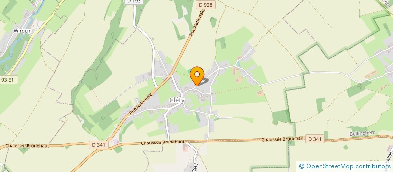 localisation de l'entreprise FRANCOIS BATIMENT  CLETY