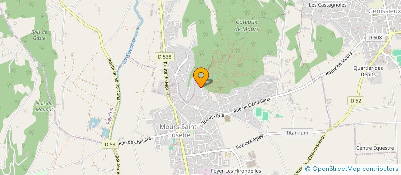 localisation de l'entreprise FRANCOIS BAULE  MOURS-SAINT-EUSEBE