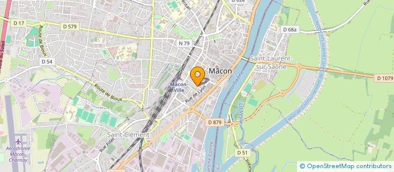 localisation de l'entreprise FRANCOIS BERILLE EXPERTISE COMPTABLE à MACON