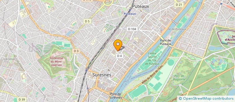 localisation de l'entreprise FRANCOIS BOBAN à SURESNES