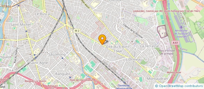 localisation de l'entreprise FRANCOIS BOUILLY à TOULOUSE