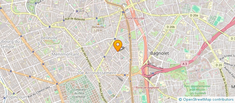 localisation de l'entreprise FRANCOIS BREDON  PARIS