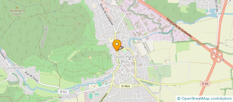 localisation de l'entreprise FRANCOIS BREISS DESIGN  SOULTZ-HAUT-RHIN