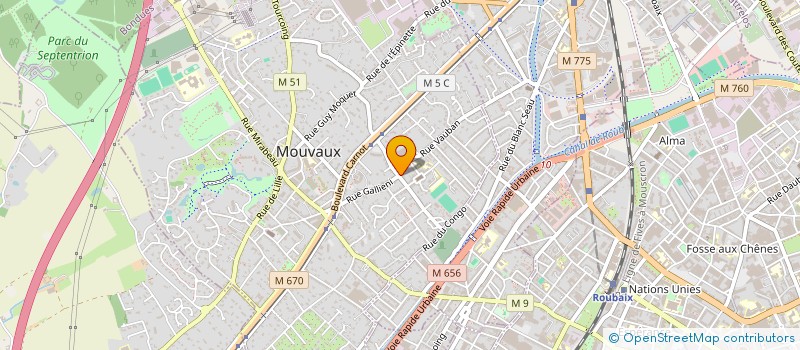 localisation de l'entreprise FRANCOIS BUIRETTE  MOUVAUX