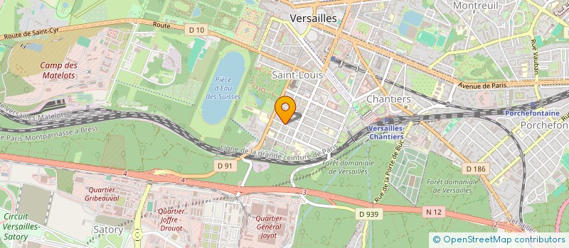 localisation de l'entreprise FRANCOIS C ET SEBAHI S  VERSAILLES