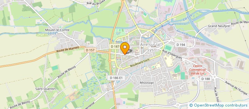 localisation de l'entreprise FRANCOIS CAPITAL & MANAGEMENT  AIRE-SUR-LA-LYS