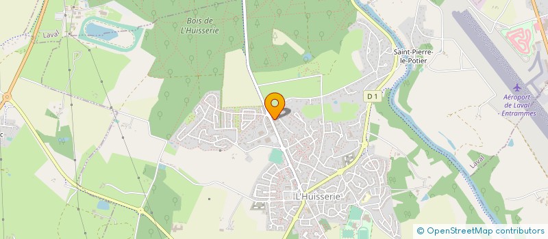 localisation de l'entreprise FRANCOIS CAPPONI  L'HUISSERIE