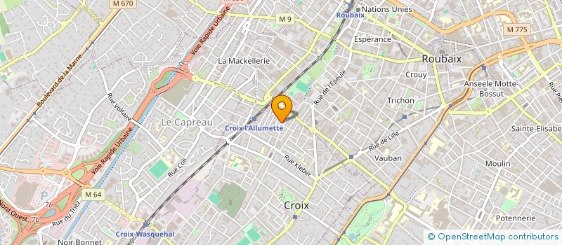 localisation de l'entreprise FRANCOIS CARON BATIMENT  CROIX