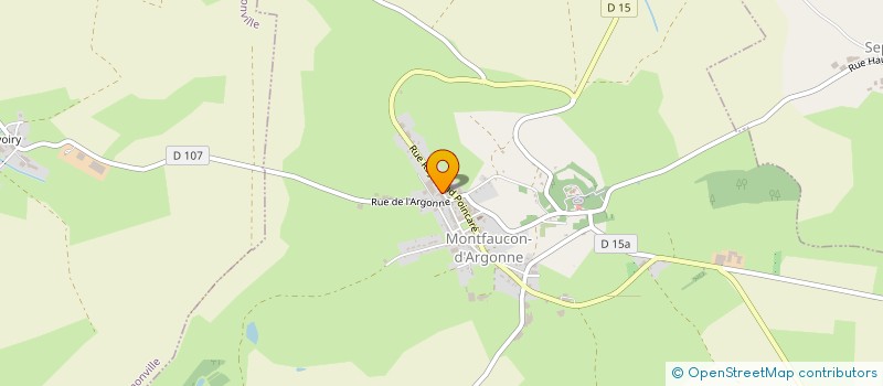 localisation de l'entreprise FRANCOIS CEDRIC  MONTFAUCON-D'ARGONNE