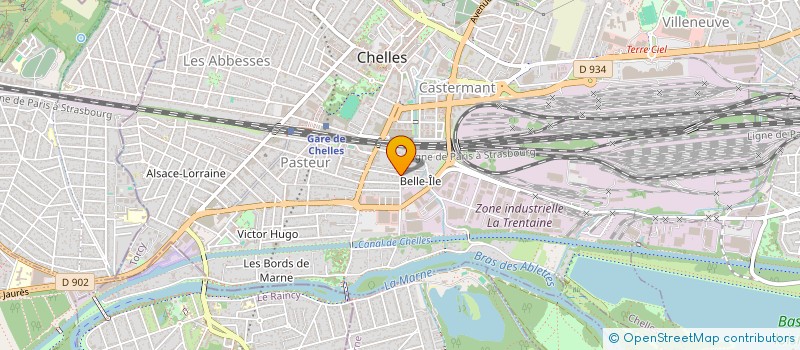 localisation de l'entreprise FRANCOIS CHAMPEAUX ET FILS à CHELLES
