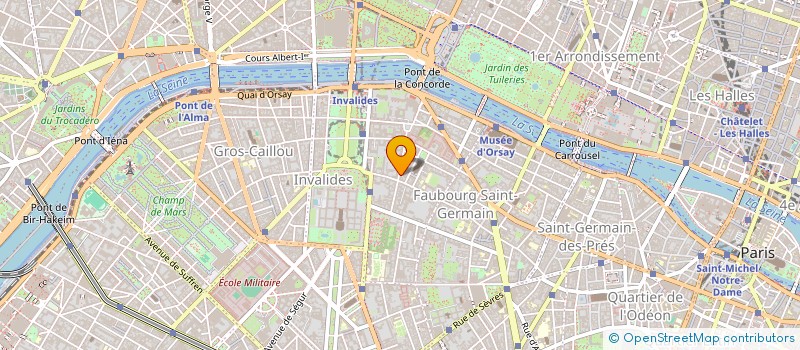 localisation de l'entreprise FRANCOIS CHATIN CONSEIL ASSOCIES  PARIS